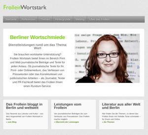 Website: Frollein Wortstark