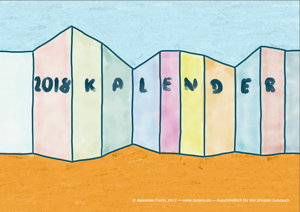 Kalender 2018: Pastellmauern